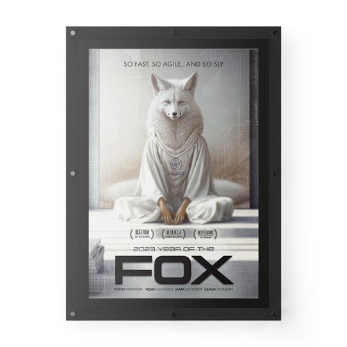 Life360 2023 Year of the Fox Poster Design by BellaG