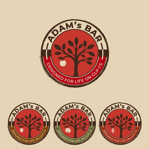 Adams Bar - Nutrition Bar for GLP1 patients Design by line2code
