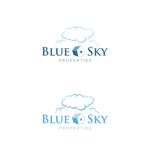 Create a Logo! Blue Sky Properties Design by Mamaana