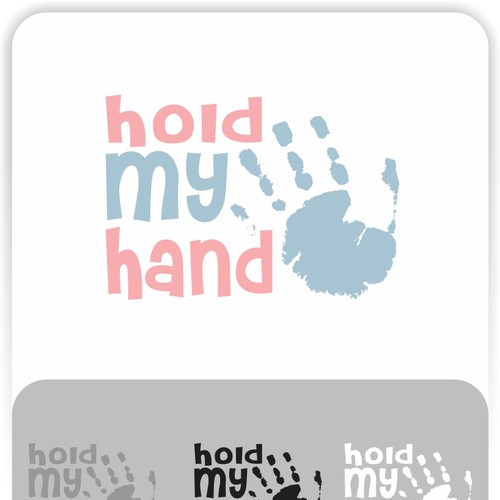 logo for Hold My Hand Foundation Diseño de fire.design