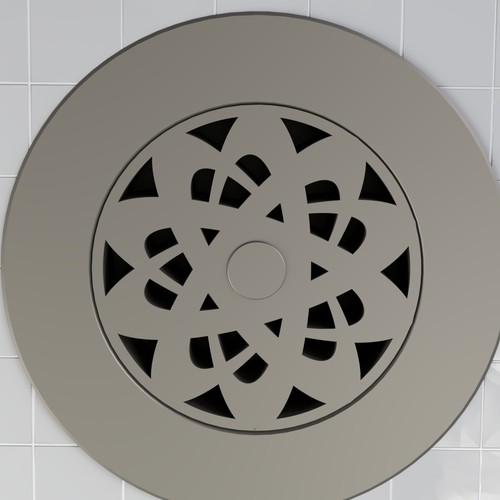 Design the holes pattern for a Shower Drain Design by ANGEL■█