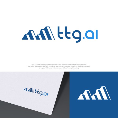 AI Financial Technology Logo Design by CreCreature