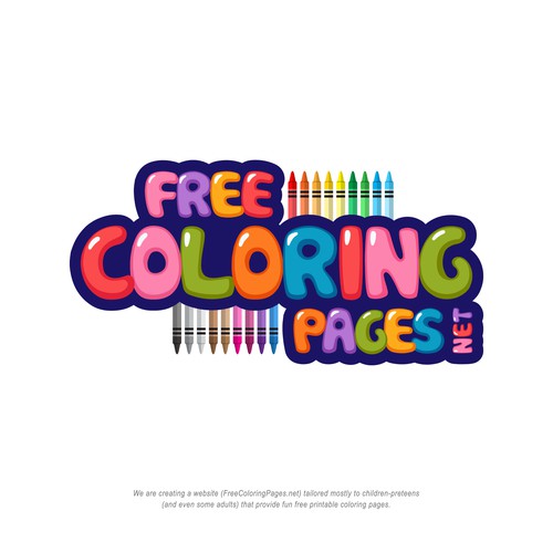 Help us create a logo for our coloring website! Design by paahry™