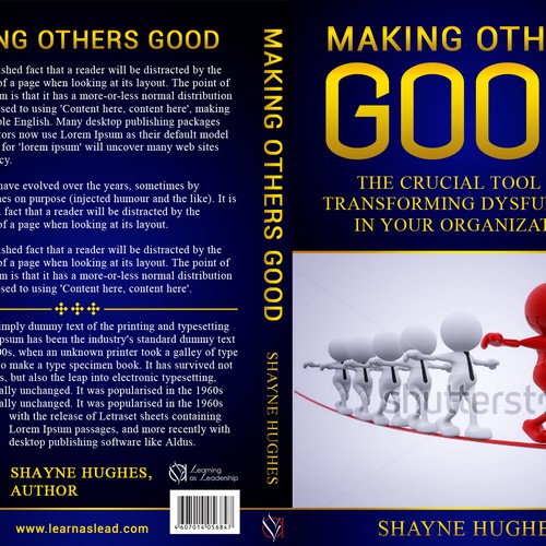 Create a book cover for Learning as Leadership's first book project Design by Cascadorys