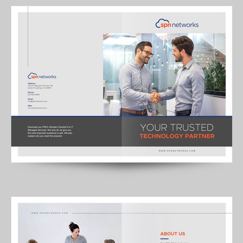 Technology Provider - Company Booklet Brochure Design by tumpa mistry