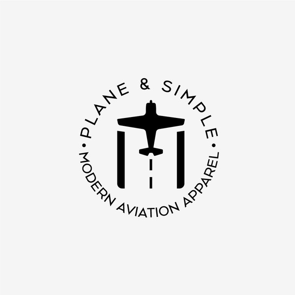 Plane and Simple Logo design