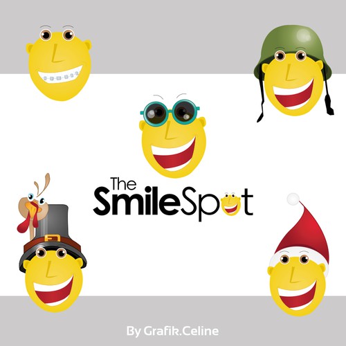 A Fun, Modern and Versatile Smile Face Character for a Dental Office Design by grafik.celine