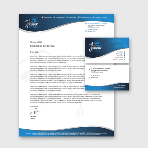 Stationery contest entry by Nabeel