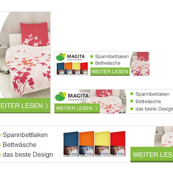 ein fesselnden Werbebanner für unseren Onlineshop