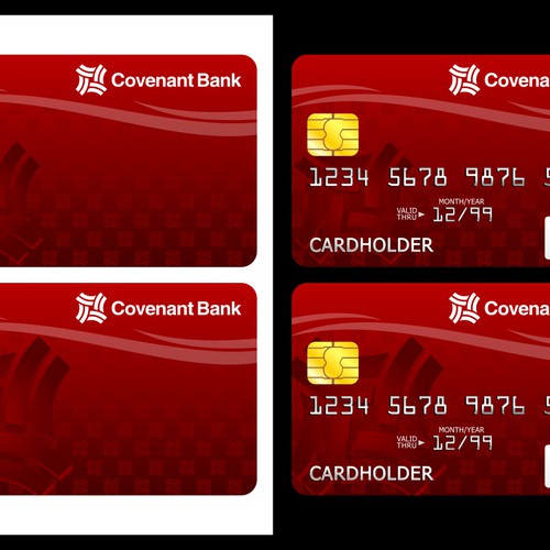 Create Bank Debit Card Background デザイン by independent design*