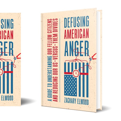 Cover for a book aimed at reducing American political anger Design by The Odd Seed