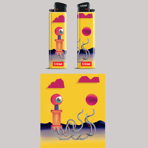 Create illustrations for a limited collection of Cricket Lighters (Multiple Winners) Design by Tillustrator