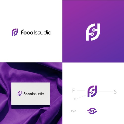 Logo for FocalStudio.AI Design by Mat W