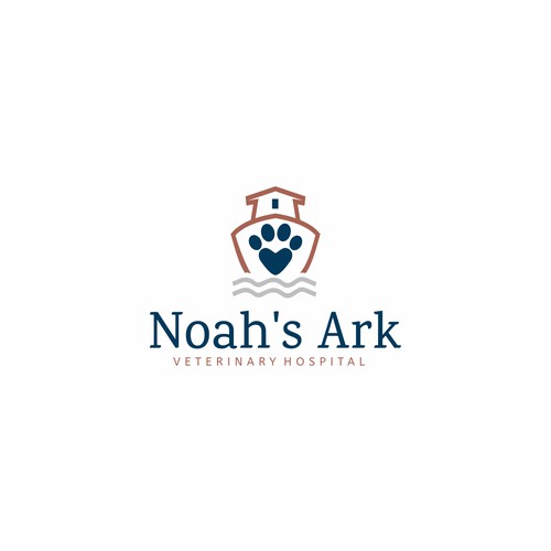 Veterinary Hospital Logo - NOHARK Design by Maxnik