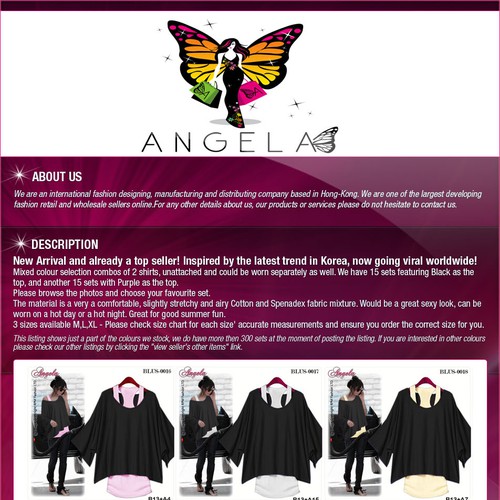 Help Angela Fashion  with a new banner ad Diseño de MotiifDesign