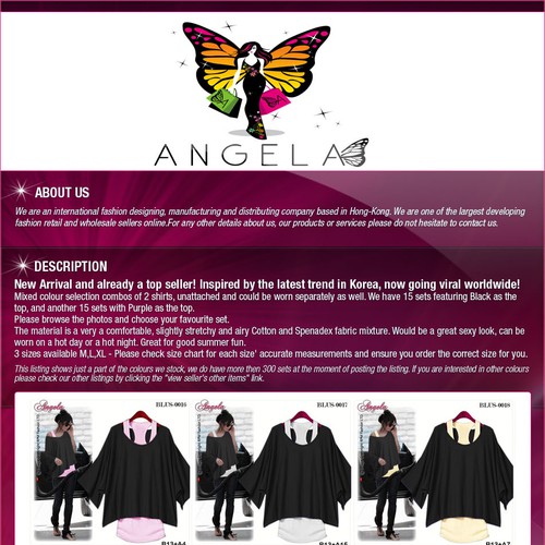 Help Angela Fashion  with a new banner ad Réalisé par MotiifDesign