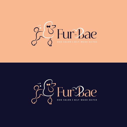Design a logo/branding for Fur-Bae (slogan: Before Anything Else) luxury dog wellness/lifestyle biz Design by SanDzine