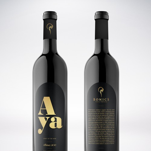 All New Luxury Wine Label Diseño de Ko studio