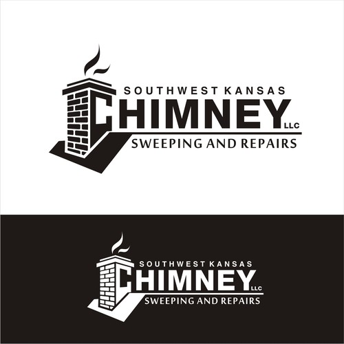 Simple powerful logo for chimney sweep Design by LOGOMAN*