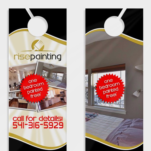 Door Hanger for Painting Contractor Postcard, flyer or print contest