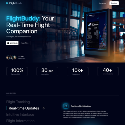 Landing page design contest entry by FaTiH™