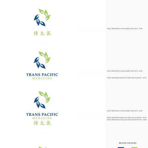 Create brand identity for international medical services company. Design by ·John·