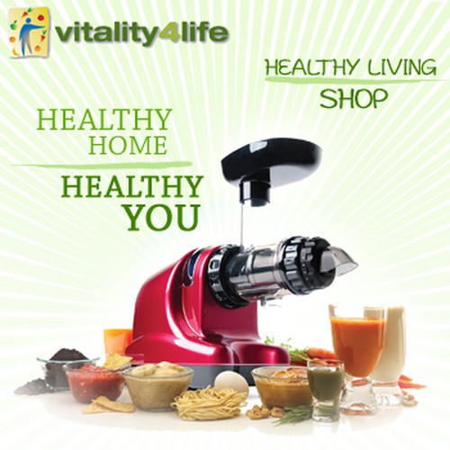 banner ad for Vitality 4 Life Design by Veacha Sen