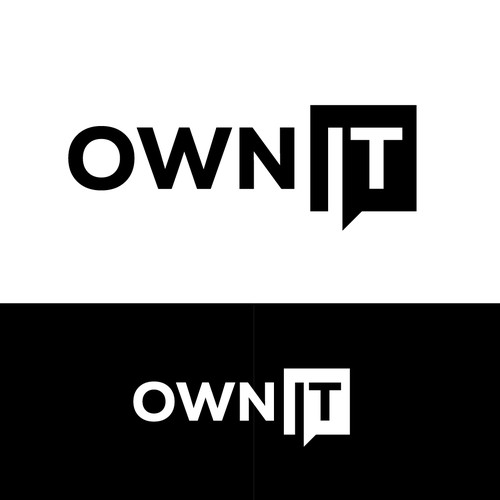 Edgy logo design for OWN IT Design by *Auden.Design*