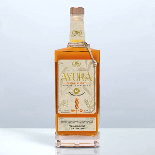 Design an attractive label for a new Bourbon Whiskey Design réalisé par Arman Hr