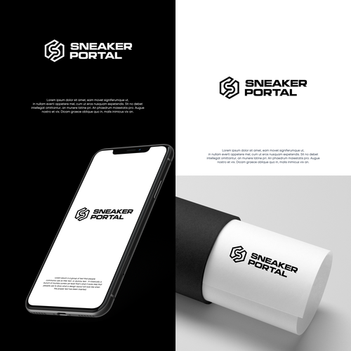 sneaker resale store workflow automation software - modern tech logo design Design by Kean™