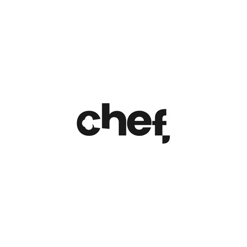 "CHEF": Food & Cooking Social Media Logo Design by Nokturnal.pro