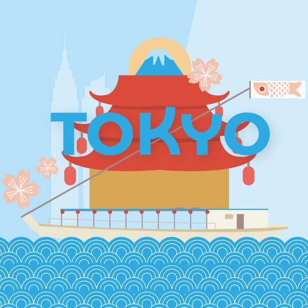 Design by Mooiniet titled "Tokyo illustration"