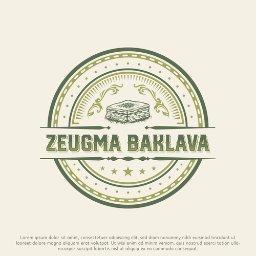 High quality Turkish baklava shops in Bosnia and Herzegovina Design réalisé par Kris1923