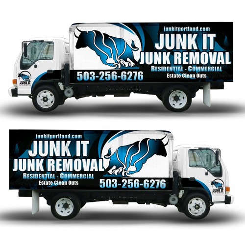 Junk Removal Company Looking For A Truck Wrap 