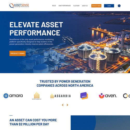 Engaging B2B Website Upgrade for AssetSense Design by YaseenArt