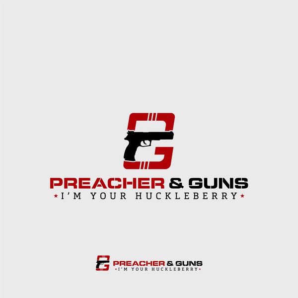 Design by Originatix Design titled "PREACHER & GUNS"