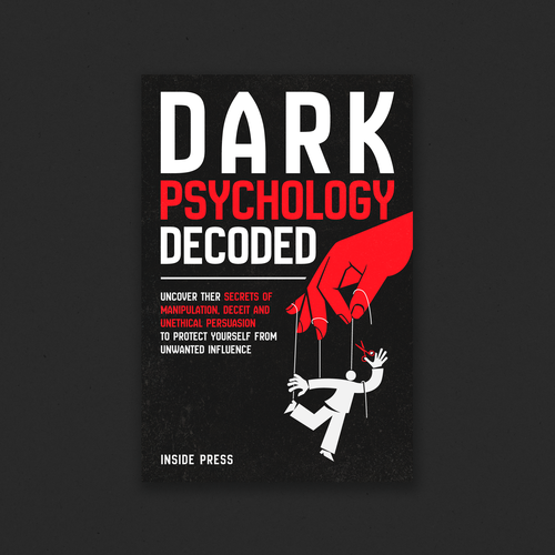 Intriguing Cover for Book on the "Mysteries of Dark Psychology" Design by kustasbudrikas