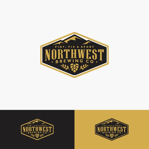 Northwest tap room logo Design by yun_art