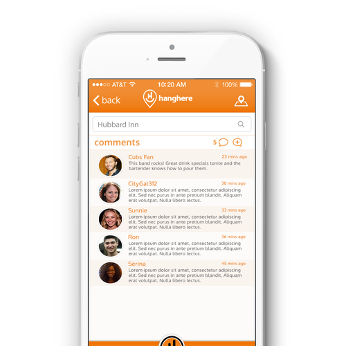 hanghere app design 2 Design by RXK
