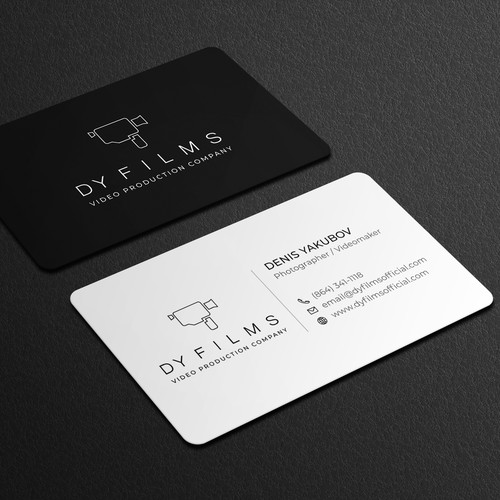 Business card for video production company Design by Galaxiya