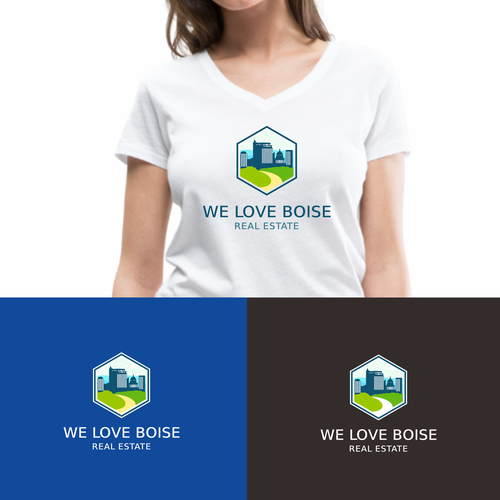 Logo creation capturing quality of life and moving to Boise, ID w/outdoors and downtown components Design by Ghouvan