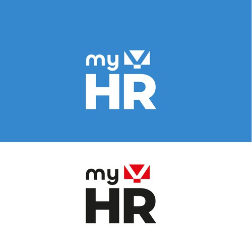 Create an awesome logo for myHR, the #1 HR Software in Luxembourg ! Design by M.I.Thomson