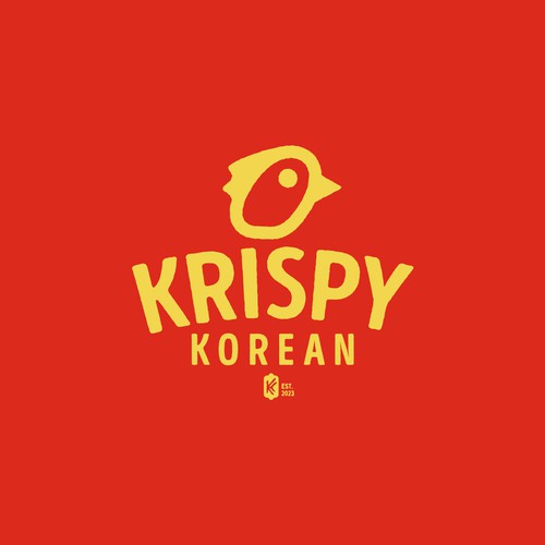 Yellow and Red Korean Fried Chicken Design by SORG® / Serch Orozco