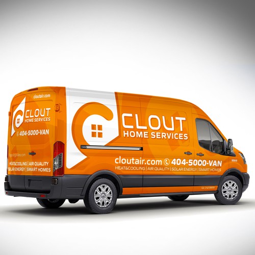 Design an ICONIC Van Wrap for Home Services Start-up Design by J.Chaushev