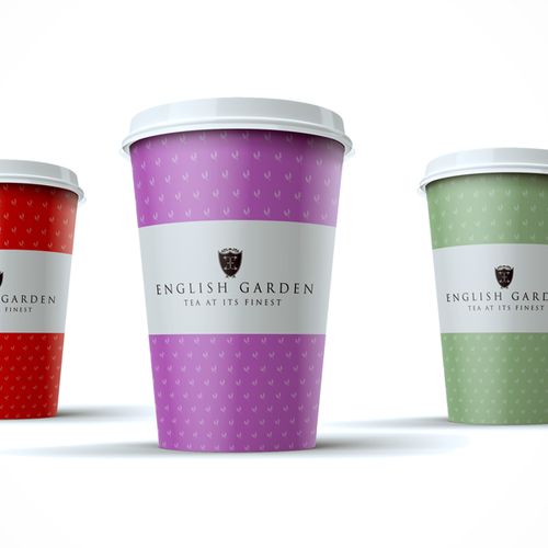 Tea paper cup - artwork design Diseño de BrooklynDesign™