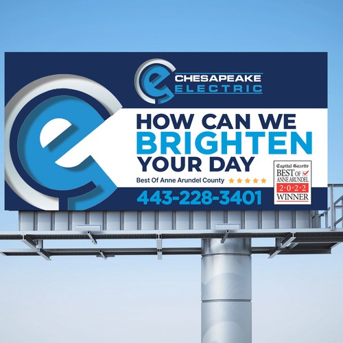 Chesapeake Electric Billboard Design by Budiarto ™