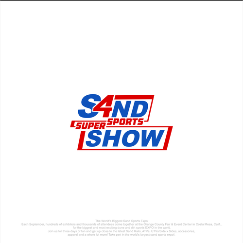 New Sand Sports Super Show Logo 2024 Design by javas_Tyo