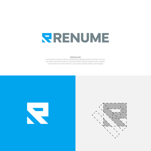 Renume - we need modern logo for a premium digital marketing agency in blockchain & metaverse Design by suzie