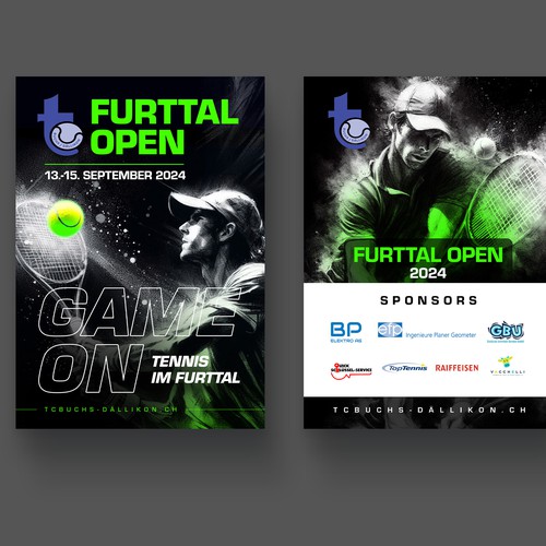 Aces & Action: Cool Flyer for a Tennis Tournament Design by P I X 3 L