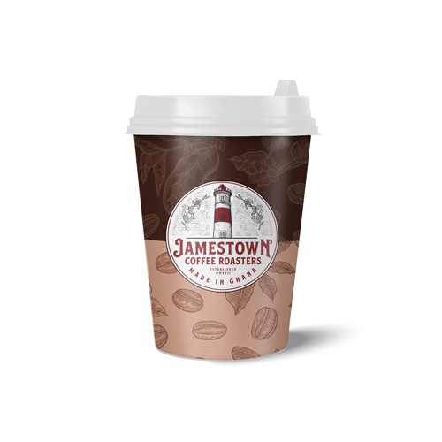 Design Coffee To-Go Cup Design for Cafe in Ghana di diviart